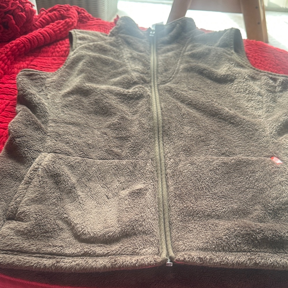 The North Face women Brown Fleece Vest